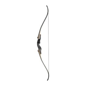 60in Takedown Recurve Bow Wooden Bow Arrow Kit Right Hand Hunting Practice 30lbs